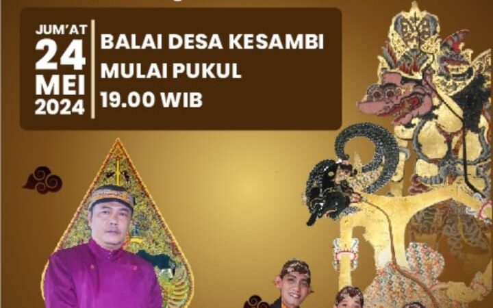 Gelar Wayang Kulit, Ini Harapan Kades Kesambi Tulungagung