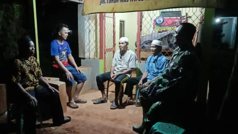 Satgas TMMD Ke 120 Ikut Ronda Malam, Warga Merasa Tenang dan Nyaman