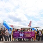 Kapolres kobar Hadiri Launching Rute Baru Maskapai Batik Air