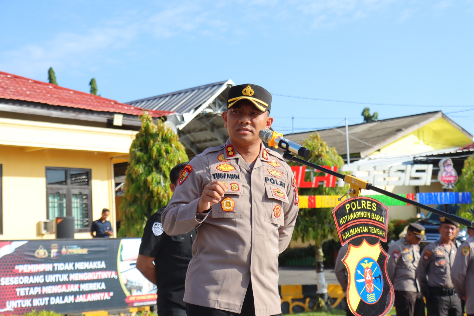 Diapresiasi Masyarakat, Kapolres Kobar Sampaikan Terima Kasih Ke Personel