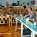 Kapolsek Kumai Hadiri Giat Lokakarya Mini Triwulan Ke 2 Puskesmas Teluk Bogam