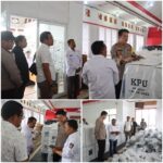 KPU Pakpak Bharat Terima Kunjungan Kapolres Pakpak Bharat dalam Rangka Pengecekan Gudang Logistik