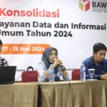 Bawaslu Sumut Melaksanakan Rapat Konsolidasi Pengelolaan dan Pelayanan Data dan Informasi Pemilihan Umum Tahun 2024.