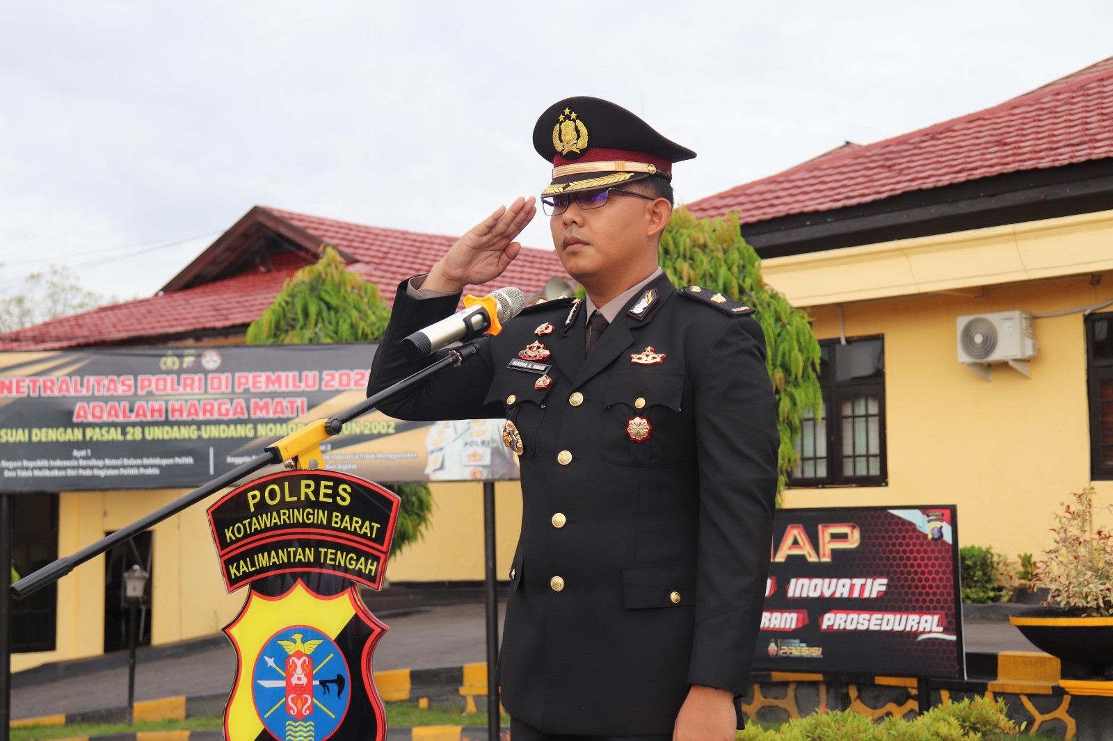 Peringati Hari Lahir Pancasila, Polres Kobar Gelar Apel