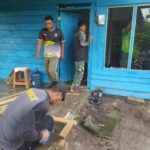 Satgas TMMD Ke 120 Kodim 1015/Sampit Mulai Pemasangan Pintu dan Jendela Relokasi RTLH