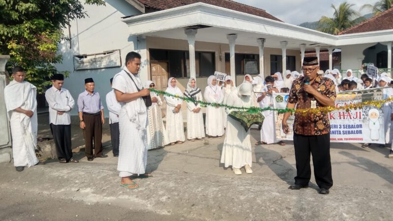 SD Negeri 1 Dan 3 Sebalor Kali Pertama Gelar Pelatihan Manasik Haji, Ini Harapan Korwil UPASP Bandung Tulungagung.