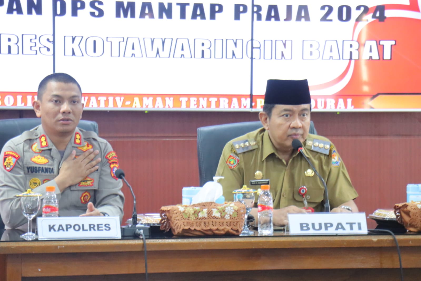 Polres Kobar Gelar Rakor Kesiapan Pengamanan Pilkada