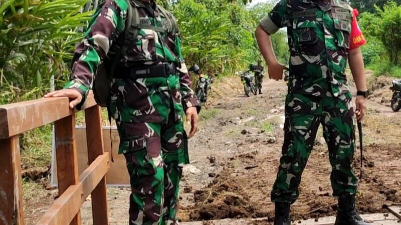 Jelang Penutupan, Dansatgas TMMD ke 120 Kodim 1015/Sampit Pantau Langsung Progres Semua Kegiatan