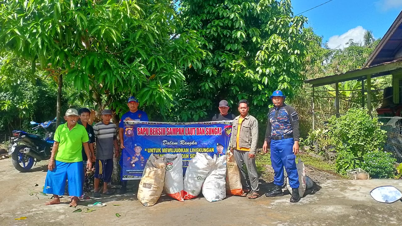 Personel Ditpolairud Polda Kalteng Ikut Peringati Word Ocean Day Di Das Kahayan Bahaur