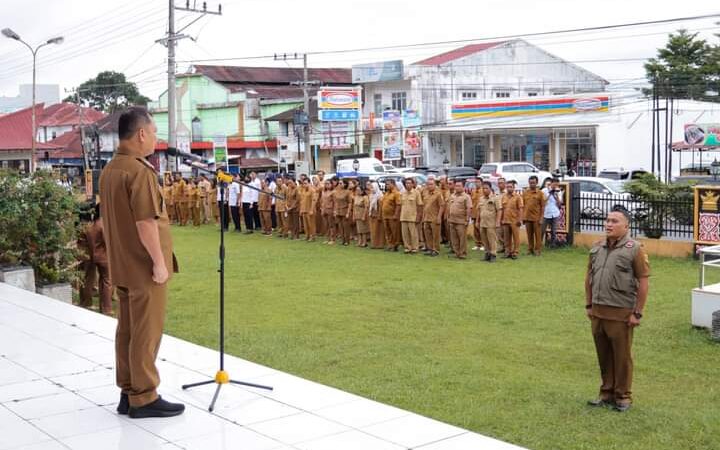 Pj Bupati Dairi Pimpin Apel Gabungan Jajaran Pemkab Dairi, Tekankan Pentingnya Kolaborasi dan Koordinasi