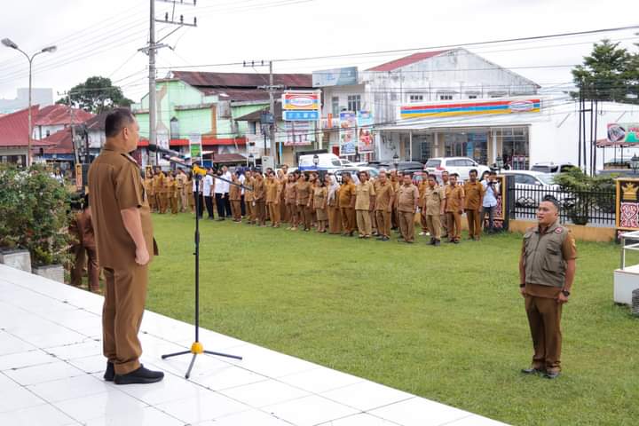 Pj Bupati Dairi Pimpin Apel Gabungan Jajaran Pemkab Dairi, Tekankan Pentingnya Kolaborasi dan Koordinasi