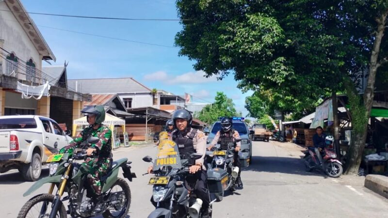 Polres Kobar Dan Instansi Terkait Gencarkan Patroli Cipta Kondisi Dan Antisipasi Gangguan Kamtibmas