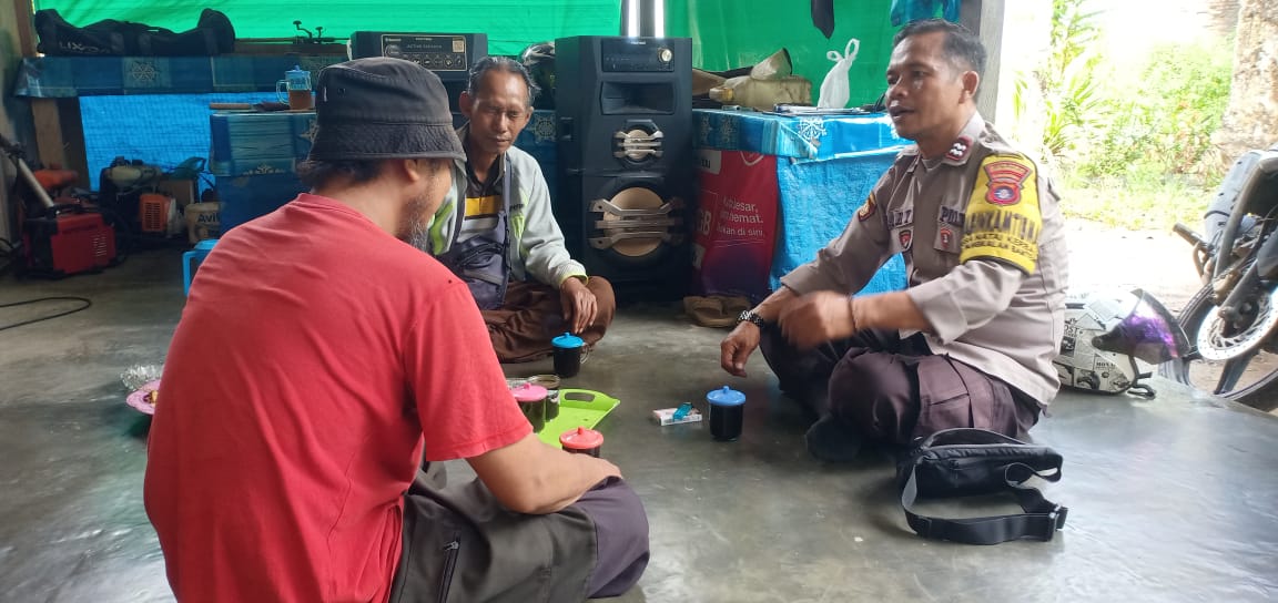 Bhabinkamtibmas Polsek Pangkalan Banteng, Sambang Dialogis Dengan Warga Binaanya