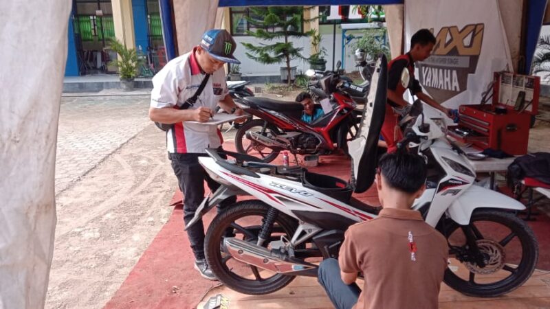 Service Kunjung Yamaha ke-2 di SMKN 3 Pacitan