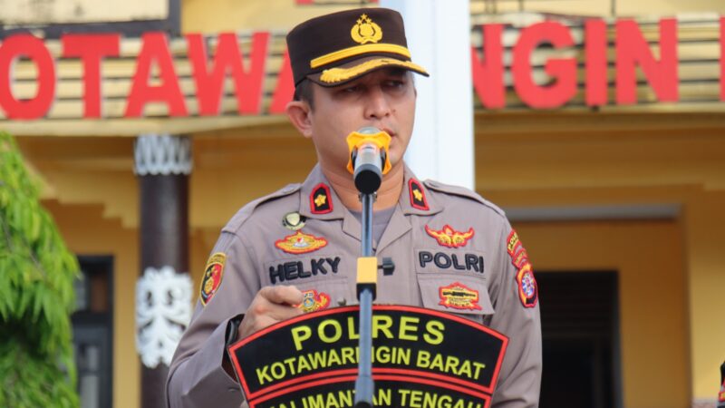 Dalam Apel Pagi, Wakapores Kobar Ucapkan Terimakasih Kepada Personelnya