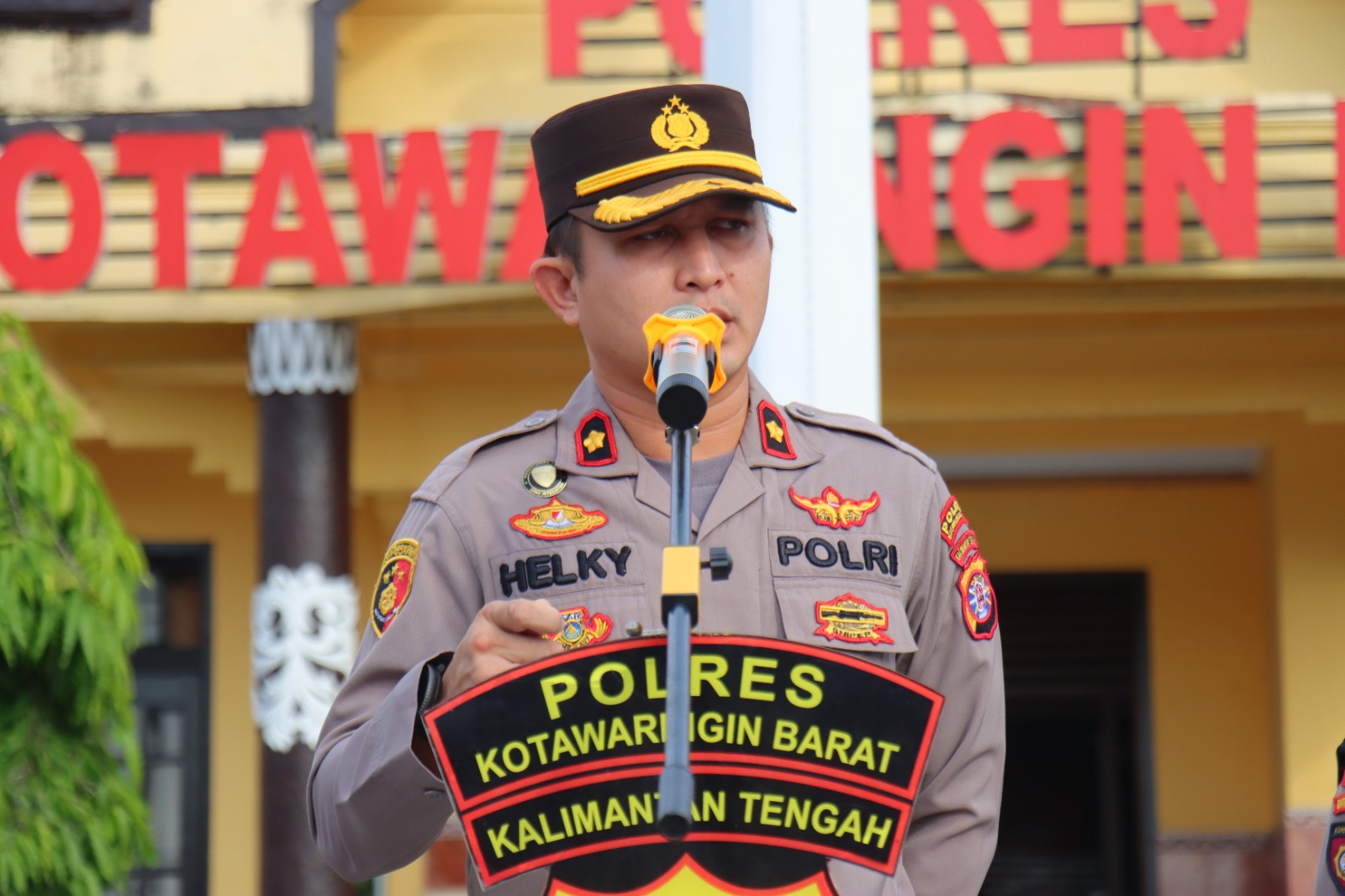 Dalam Apel Pagi, Wakapores Kobar Ucapkan Terimakasih Kepada Personelnya