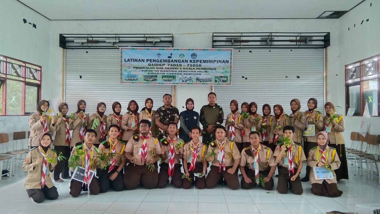 Wujudkan Generasi Yang Tangguh, Babinsa 1015-09/Seruyan Hilir Latih Pengembangan Kepemimpinan.