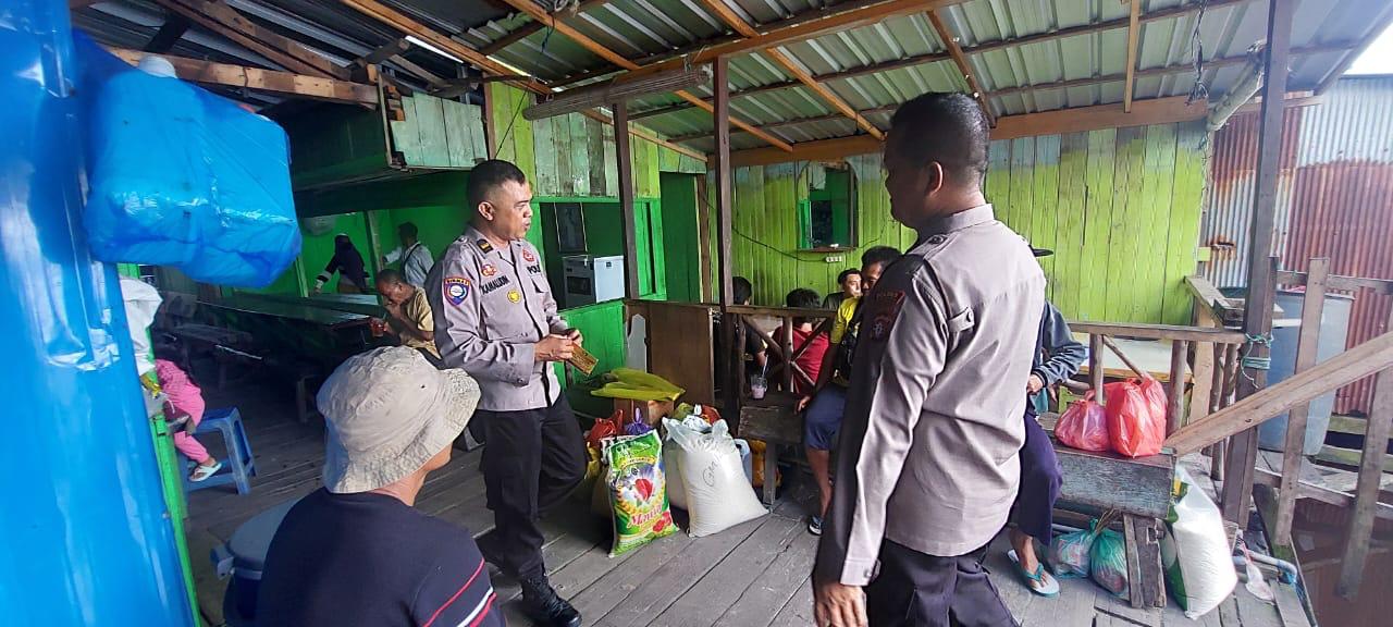 Polres Kobar Sampaikan Himbauan Kamtibmas Dalam Minggu Kasih