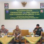 Wakapolres Kobar Hadiri Komunikasi Sosial Terkait Perubahan Iklim Di Kodim