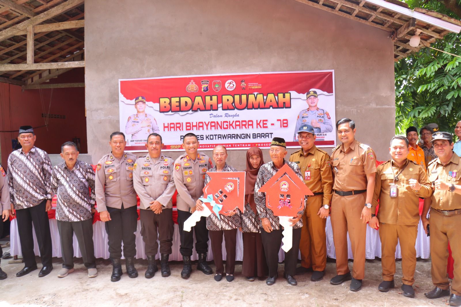 Polres Kobar Ikuti Vicon Bersama Kapolri Terkait Bansos Serentak Hari Bhayangkara