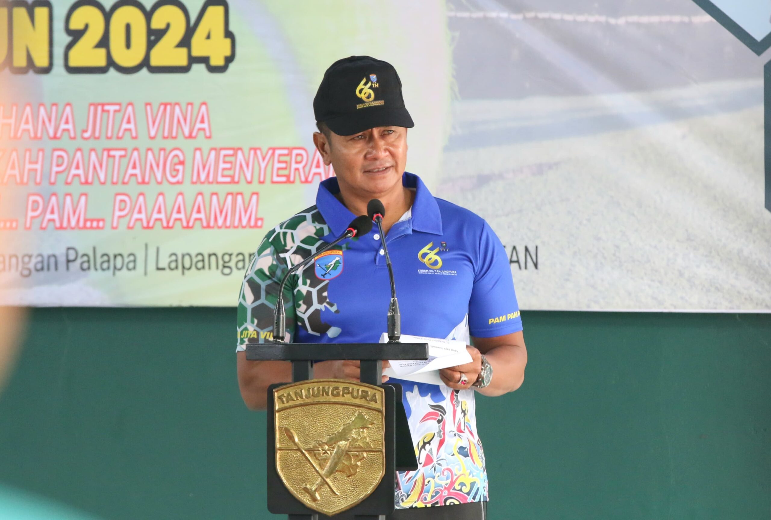 Peringati HUT Satuan ke-66, Pangdam XII/Tpr Buka Kejuaraan Tenis Lapangan Piala Pangdam