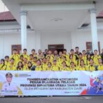 Pj Bupati Dairi Surung Lepas 46 Orang Kontingen Atlet Untuk Mengikuti Event POPPROVSU Tahun 2024