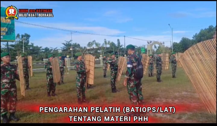 Kodim 1019 Katingan: Latihan Pratugas Untuk PAM PILKADA Bupati dan Wakil Bupati Kabupaten Katingan