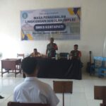 Babinsa Koramil 1015-10/Telaga Pulang Berikan Materi Pengenalan Lingkungan Sekolah (Mpls) Siswa Baru