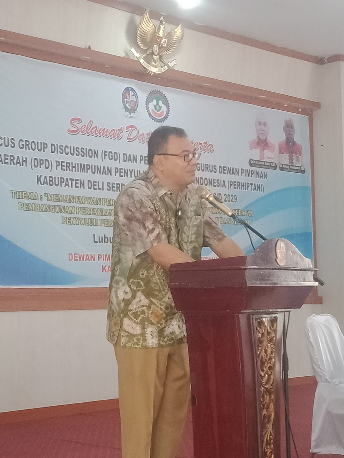 dr.Asri Ludin Tambunan Terpilih Jadi Dewan Pakar Perhiptani Deliserdang, Periode 2024 s/d 2029