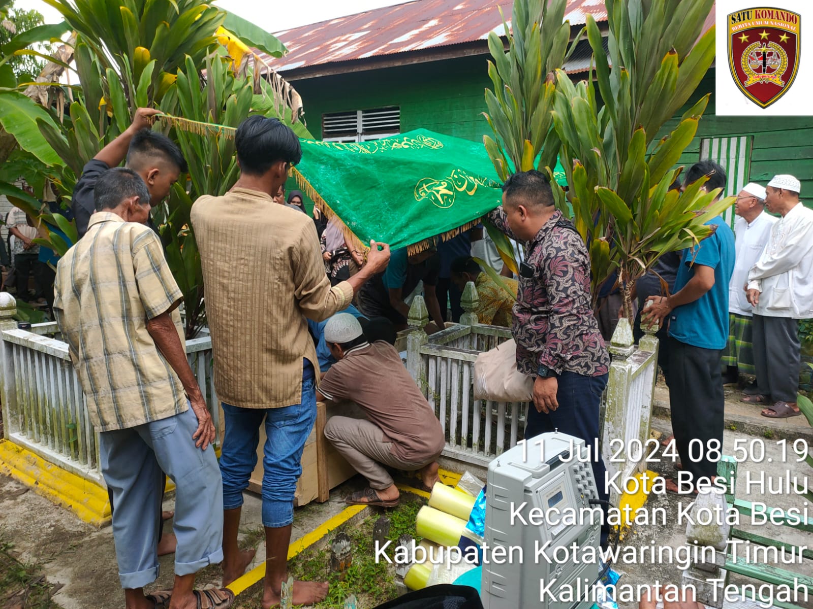 Pemakaman Aspul Anwar Korban Kecelakaan Kerja