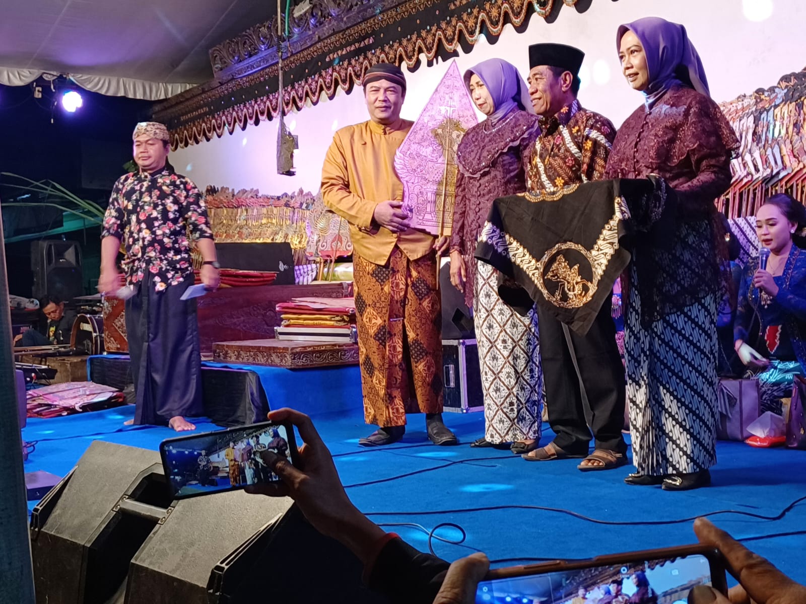 Gelar Wayang Kulit, Tandai Kesuksesan Tasyakuran Bersih Desa Sukoharjo Tulungagung.