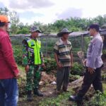 Bhabinkamtibmas Polsek Kumai Bersama Tim Patroli Daerah Rawan Karhutla di Desa Sabuai