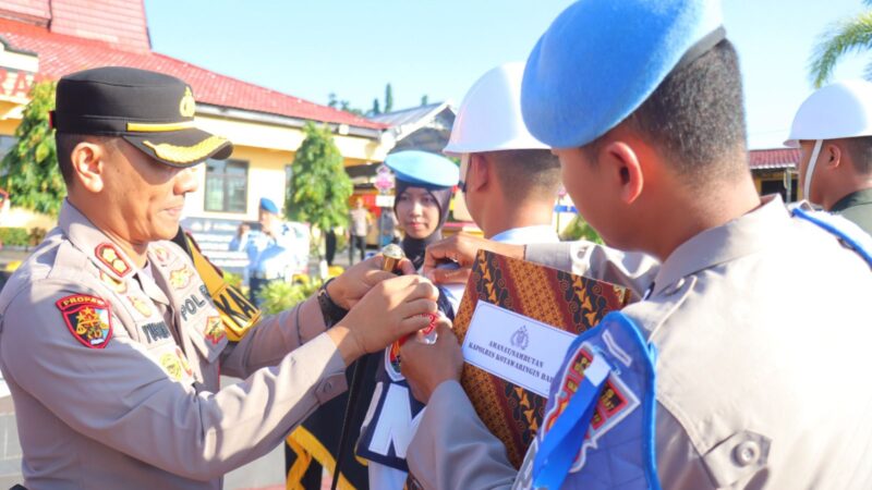 Kapolres Kobar Pimpin Apel Gelar Operasi Patuh Telabang 2024