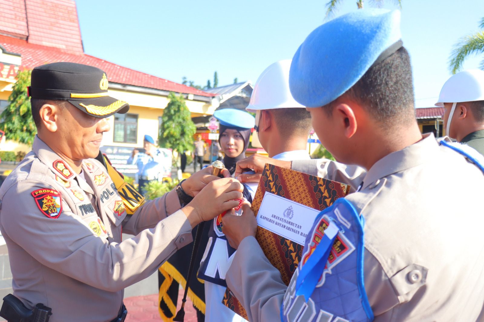 Kapolres Kobar Pimpin Apel Gelar Operasi Patuh Telabang 2024