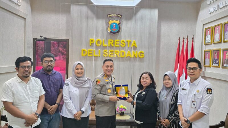 Kapolresta Deli Serdang Terima Audensi Dari KPU Deli Serdang Tuk Sukseskan Pilkada 2024