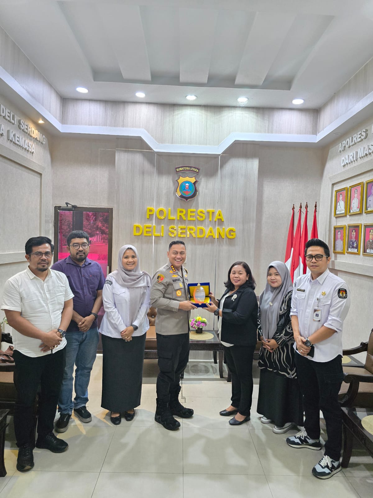 Kapolresta Deli Serdang Terima Audensi Dari KPU Deli Serdang Tuk Sukseskan Pilkada 2024