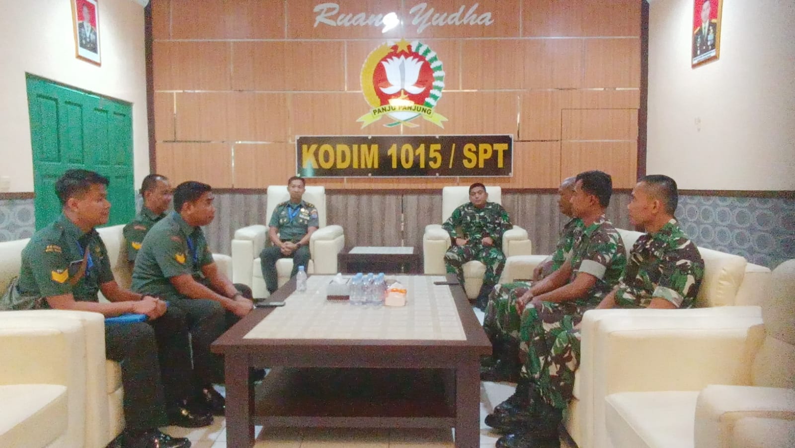 Kodim 1015/Sampit Terima Kunjungan Tim Wasgiat Bidang Personel Kodam XII/Tpr