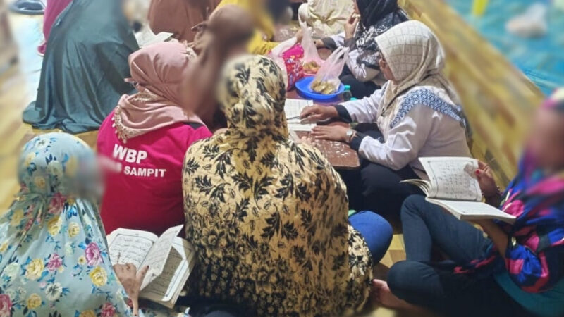 Lapas Sampit Bersama Kemenag Kotim Melaksanakan Pembinaan Kerohanian Terhadap WBP Wanita