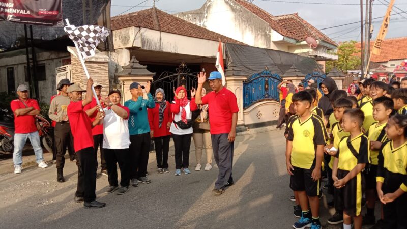 HUT RI Ke -79, PEMDES BULUS TULUNGAGUNG GELAR JALAN SEHAT DAN SENAM MASSAL