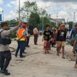 Polsubsektor KP Kumai Lakukan pengamanan Keberangkatan KM. Dharma Kencana III