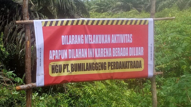 Kotawaringin Barat Warga Bedaun Tuntut PT. BLP Serahkan 20 % Kebun Sawit Dari 490 Hektar Diluar HGU Untuk TKD.