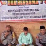 DOA BERSAMA DALAM MENCIPTAKAN SITUASI KAMTIBMAS YANG KONDUSIF DI WILAYAH HUKUM POLSEK KOTAWARINGIN LAMA