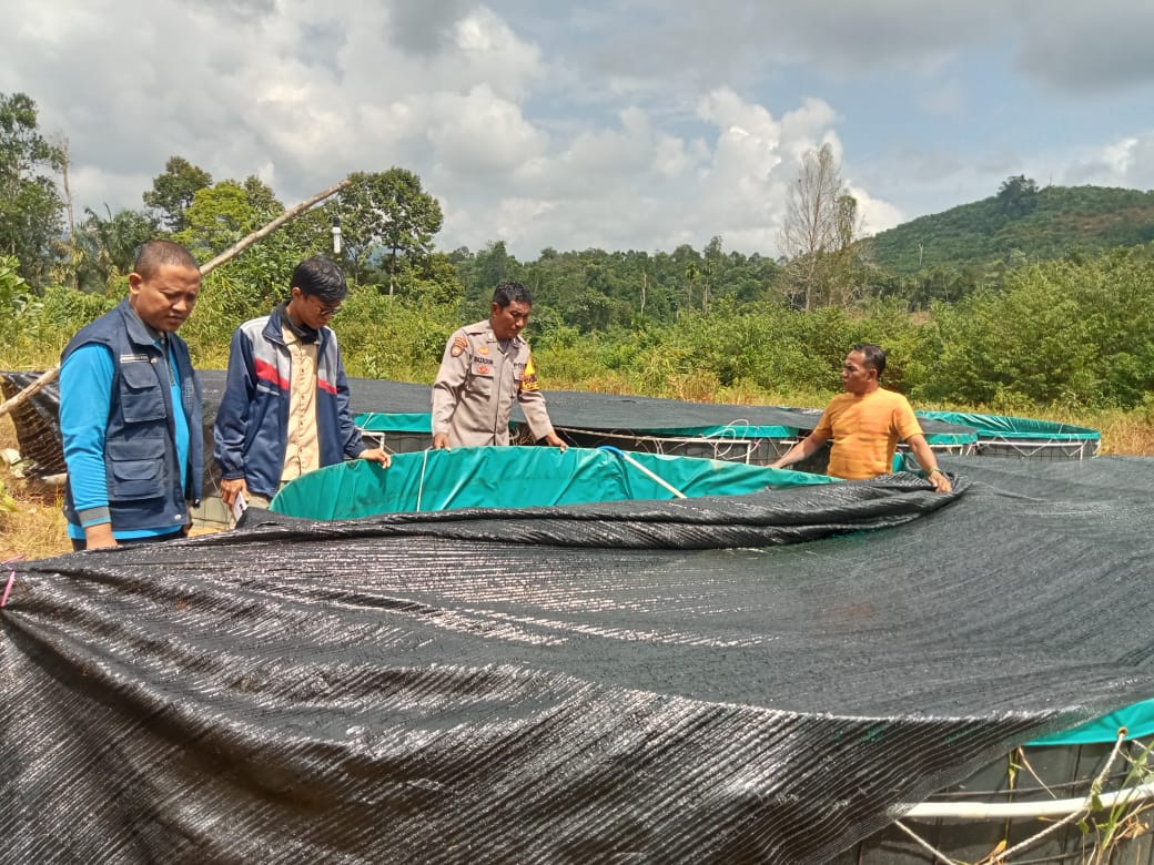 POLSEK ARUTA BUDIDAYA IKAN MENDUKUNG PROGRAM KETAHANAN PANGAN