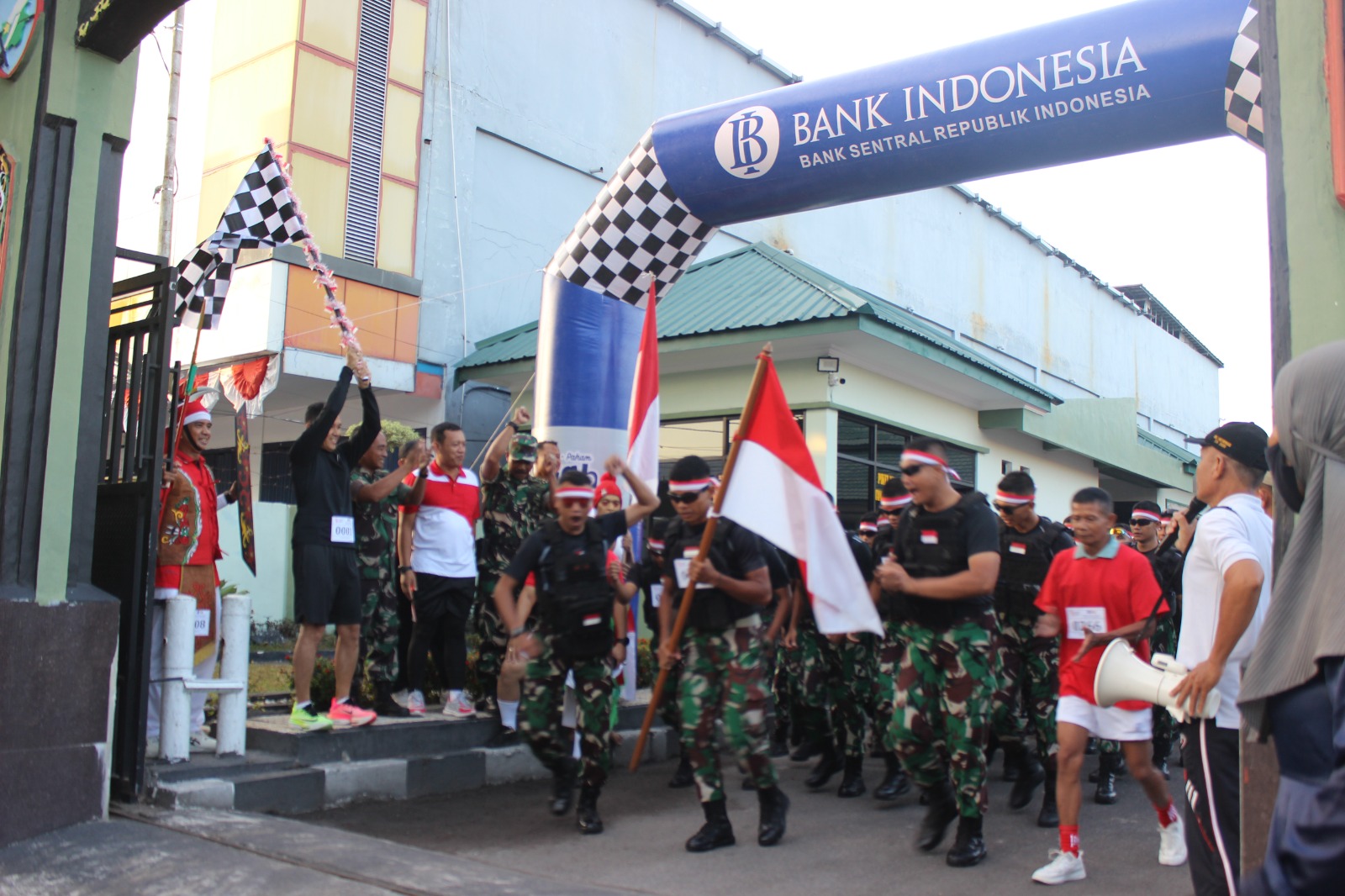 Kodim 1016/Plk Sukses Gelar Lomba Kostum Lari Merah Putih