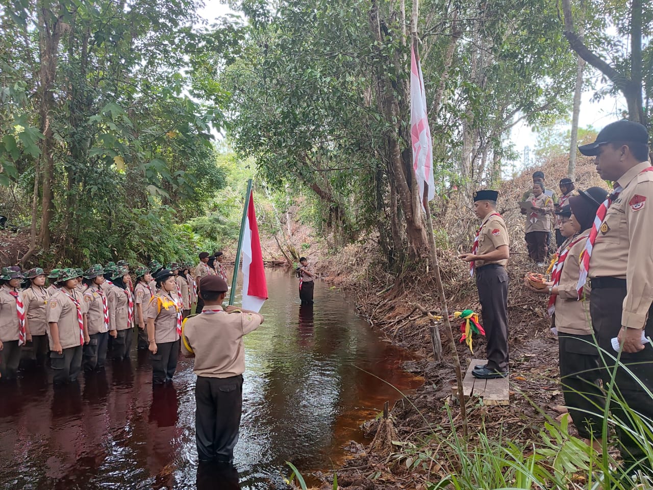 Dandim 1016/Plk Buka Pelaksanaan Kemah Saka Wira Kartika Kodim 1016/Palangka Raya