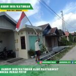 HUT RI Ke-79 Dandim 1019/Katingan Ajak Masyarakat Kibarkan Bendera Merah Putih