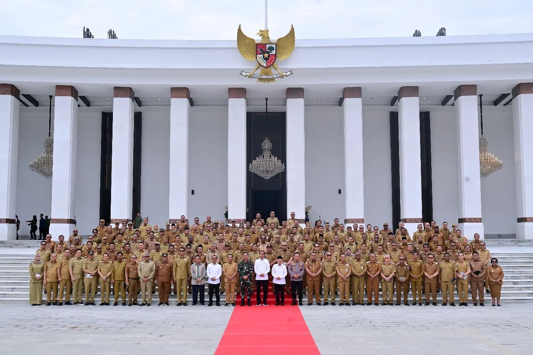 Panglima TNI Hadiri Pengarahan Presiden RI Kepada Kepala Daerah Seluruh Indonesia di IKN