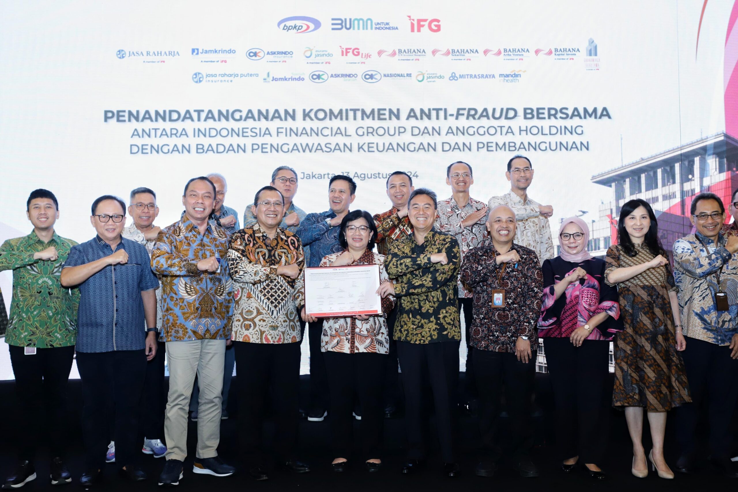 Bersama IFG, Jamkrindo Berkomitmen Perkuat Implementasi Anti Fraud