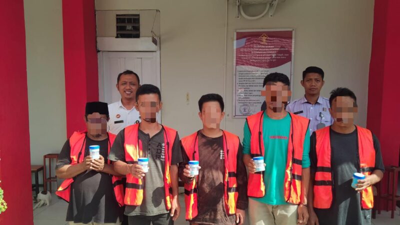 Bersih Dari Narkoba, Lapas Sampit Rutin Gelar Tes Urine Bagi WBP