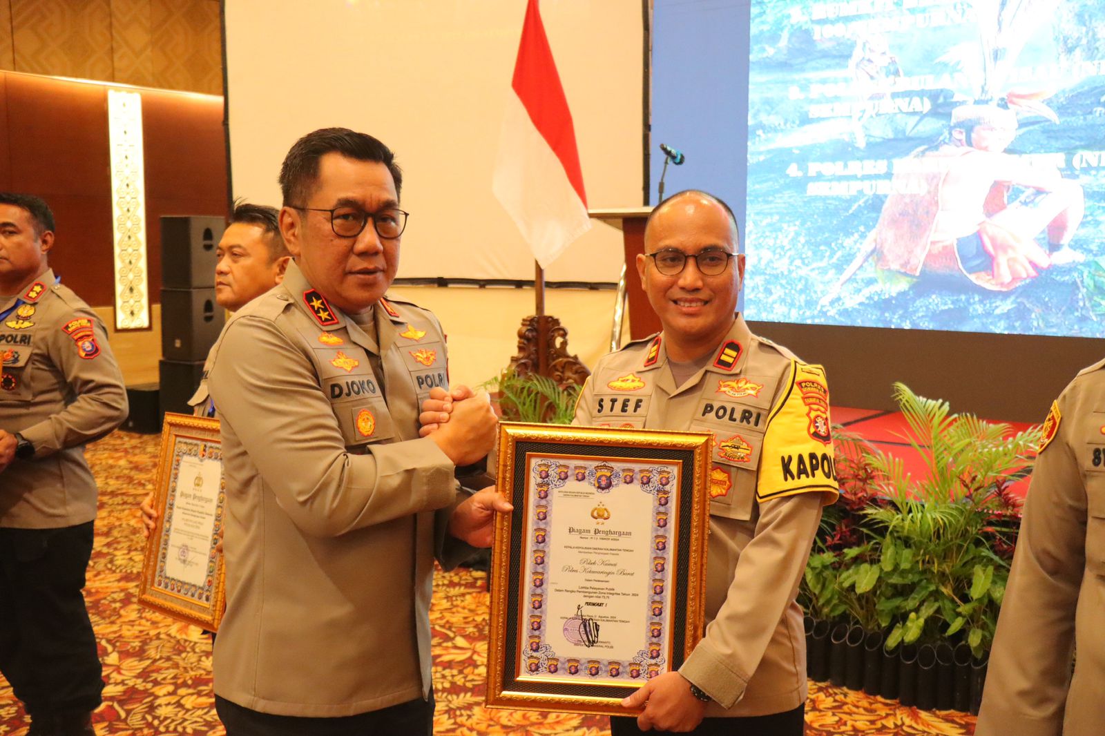 Dua Polsek Di Polres Kobar Raih Penghargaan Yanlik Terbaik Se-Polda Kalteng